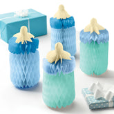 It’s A Boy Baby Bottle Honeycomb Centerpieces